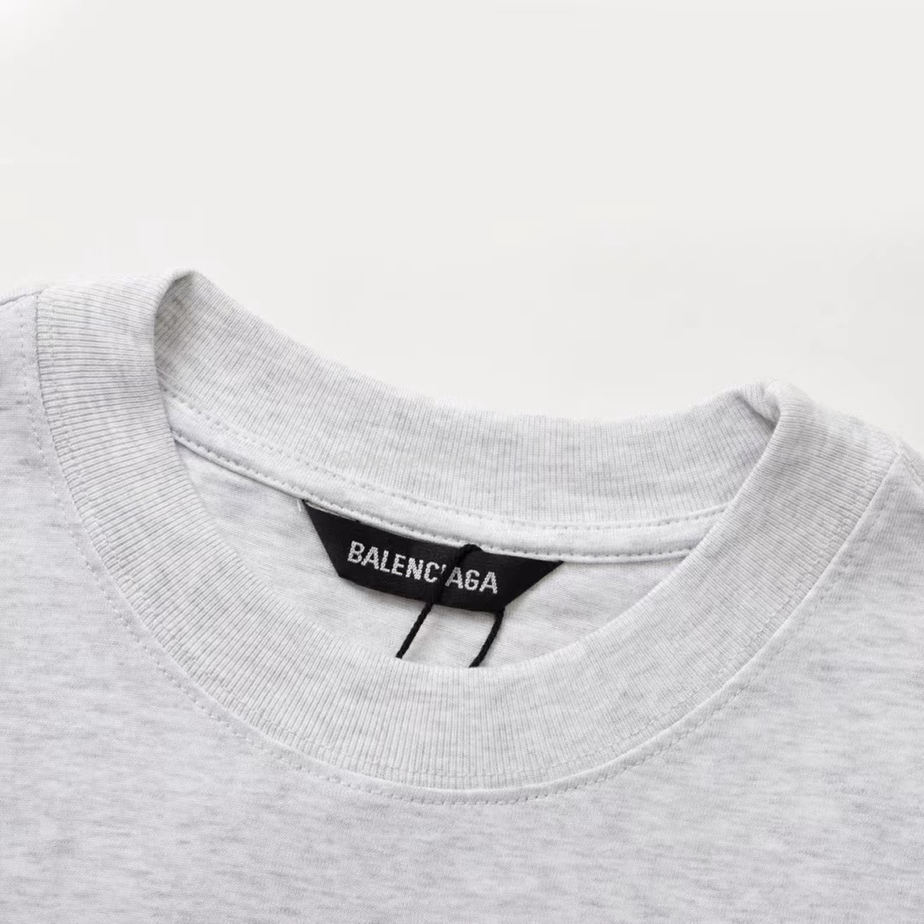 Balenciaga Logo T Shirt Grey (6) - www.newkick.vip
